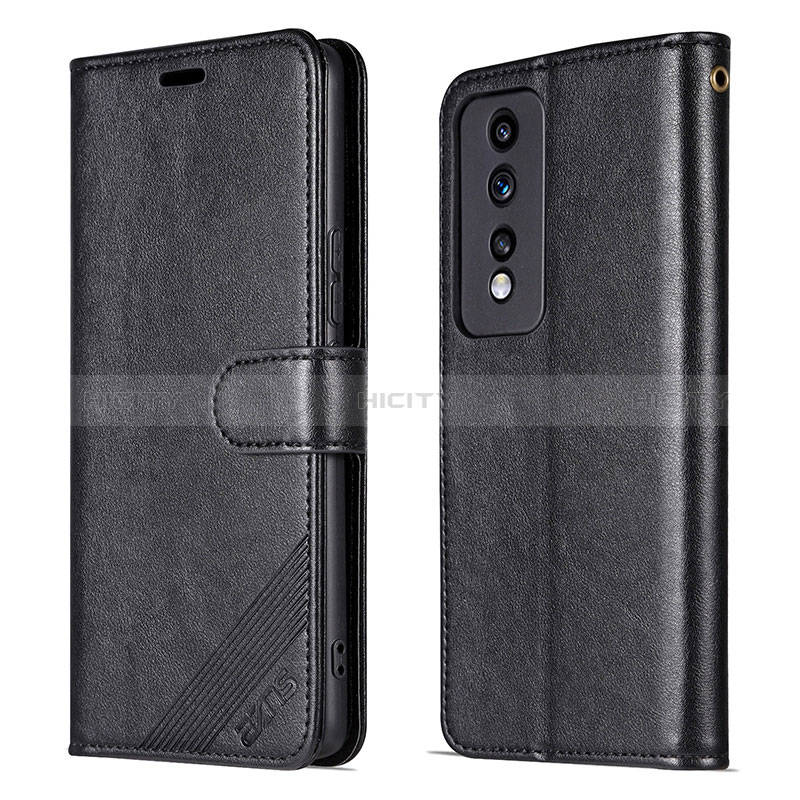 Coque Portefeuille Livre Cuir Etui Clapet YZ3 pour Huawei Honor 80 GT 5G Noir Plus