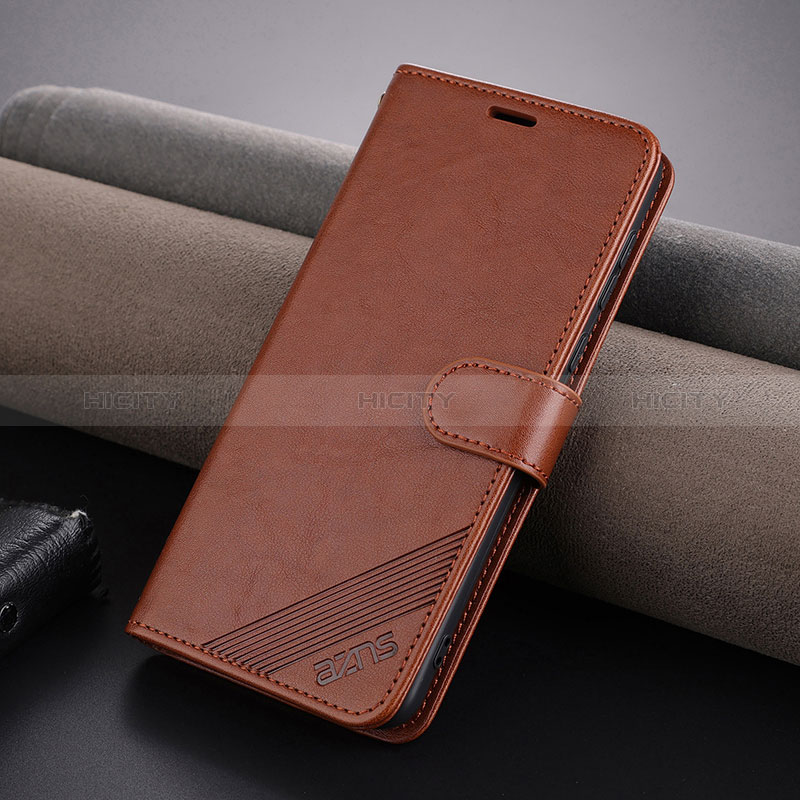 Coque Portefeuille Livre Cuir Etui Clapet YZ3 pour Huawei Mate 60 Pro Marron Plus