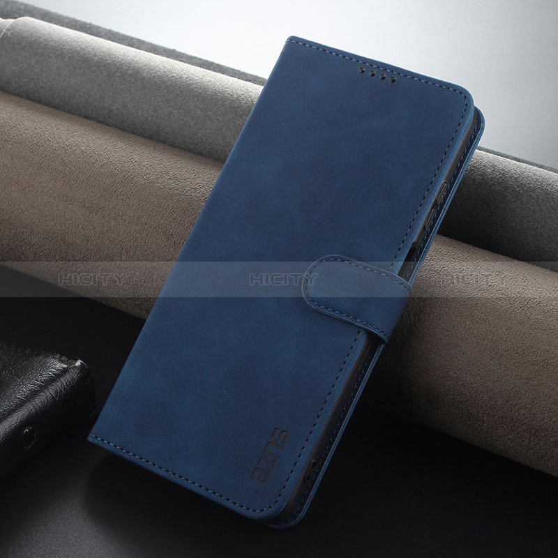 Coque Portefeuille Livre Cuir Etui Clapet YZ3 pour Huawei Nova Y91 Bleu Plus