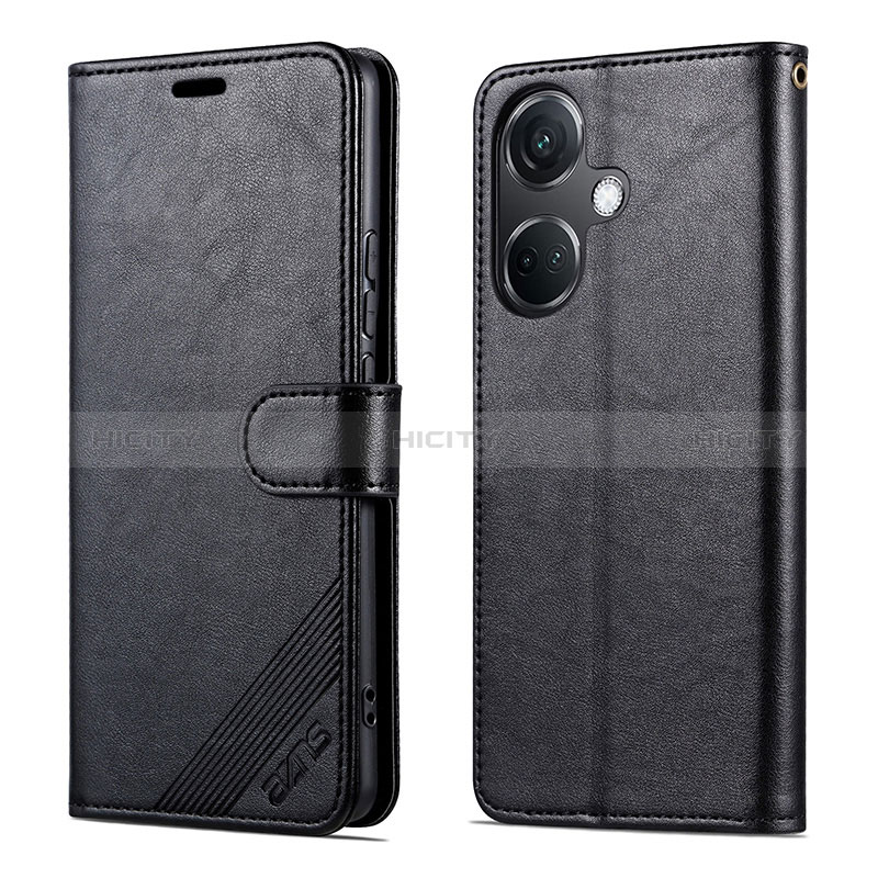 Coque Portefeuille Livre Cuir Etui Clapet YZ3 pour OnePlus Nord CE 3 5G Noir Plus