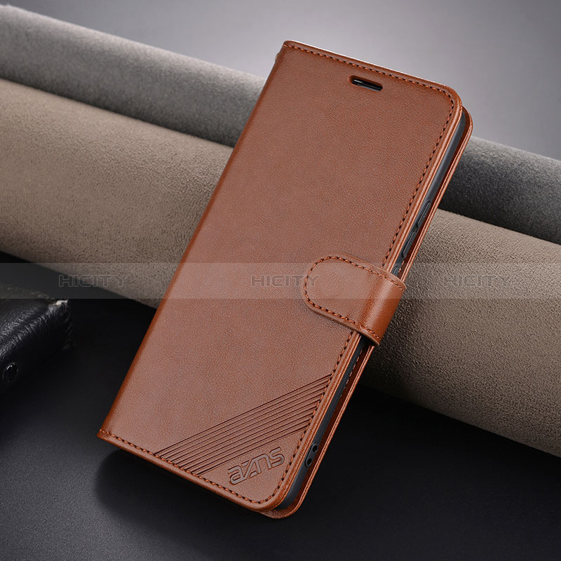 Coque Portefeuille Livre Cuir Etui Clapet YZ3 pour Xiaomi Redmi Note 13 Pro+ Plus 5G Marron Plus