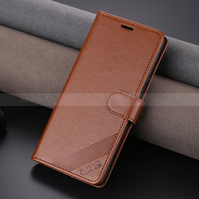 Coque Portefeuille Livre Cuir Etui Clapet YZ4 pour Huawei Honor 90 5G Marron Plus