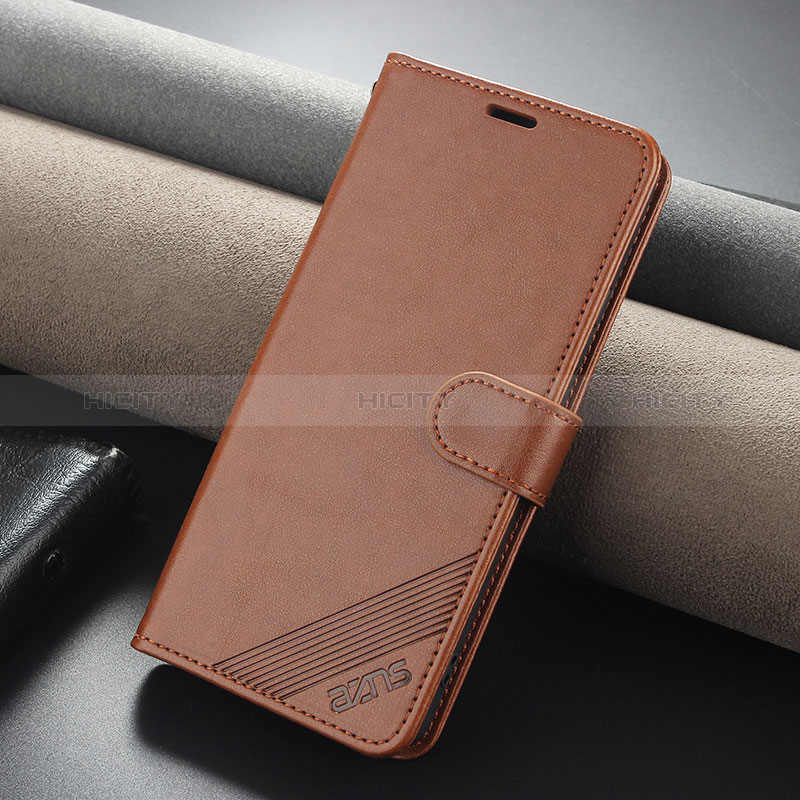 Coque Portefeuille Livre Cuir Etui Clapet YZ4 pour Xiaomi Mi 13T 5G Marron Plus