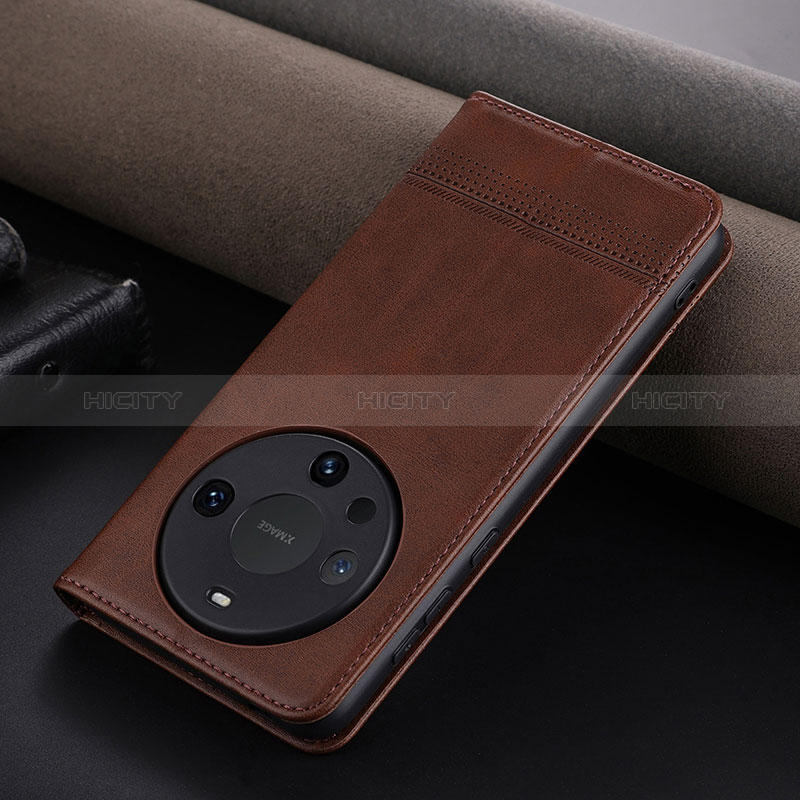 Coque Portefeuille Livre Cuir Etui Clapet YZ5 pour Huawei Mate 60 Pro Plus