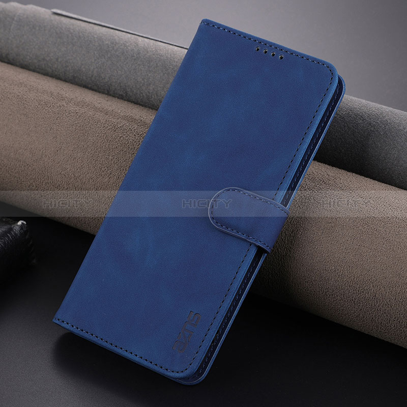 Coque Portefeuille Livre Cuir Etui Clapet YZ5 pour Huawei P60 Pro Bleu Plus