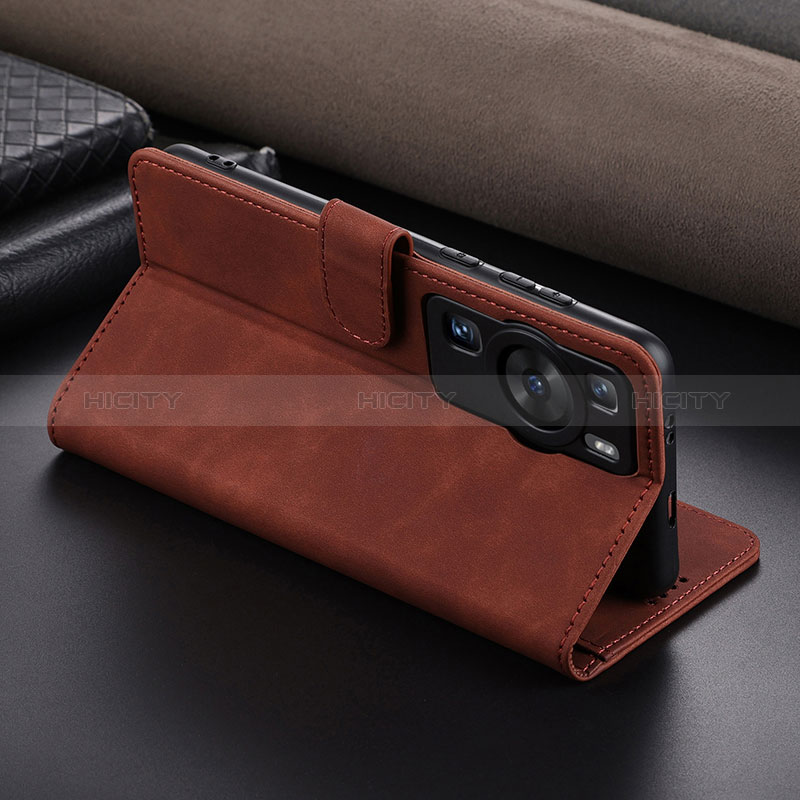 Coque Portefeuille Livre Cuir Etui Clapet YZ5 pour Huawei P60 Pro Plus