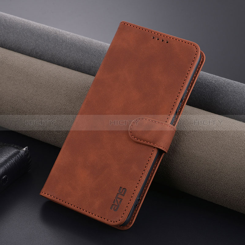 Coque Portefeuille Livre Cuir Etui Clapet YZ5 pour Oppo A2 Pro 5G Marron Plus