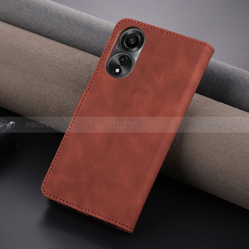 Coque Portefeuille Livre Cuir Etui Clapet YZ6 pour Oppo A78 4G Plus