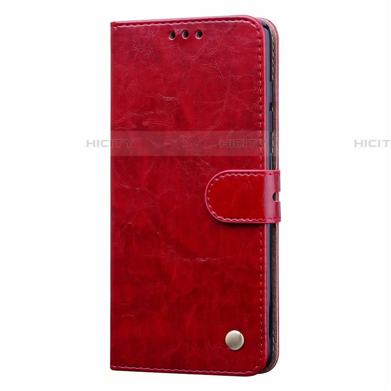 Coque Portefeuille Livre Cuir Etui Clapet Z02 pour Samsung Galaxy A51 5G Rouge Plus