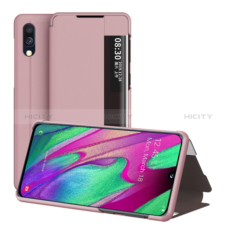 Coque Portefeuille Livre Cuir Etui Clapet ZL2 pour Samsung Galaxy A40 Plus