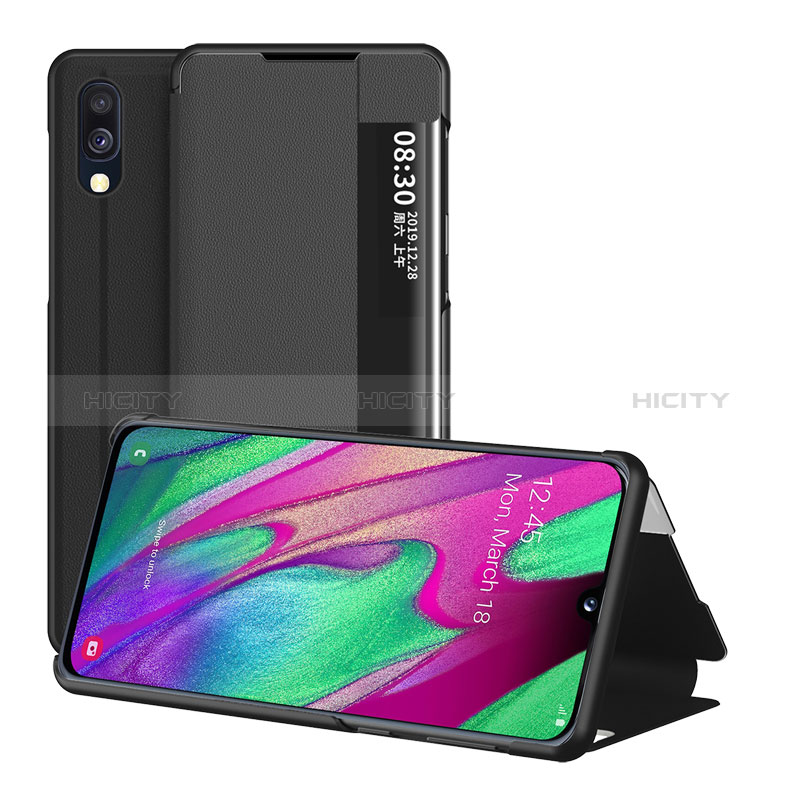 Coque Portefeuille Livre Cuir Etui Clapet ZL2 pour Samsung Galaxy A40 Plus