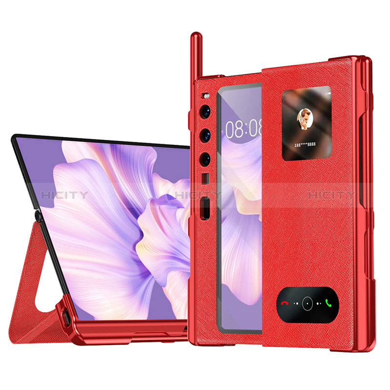 Coque Portefeuille Livre Cuir Etui Clapet ZL4 pour Huawei Mate Xs 2 Plus