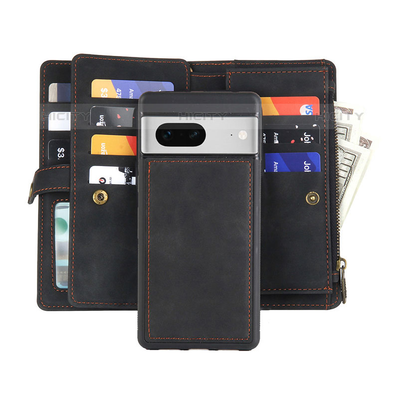 Coque Portefeuille Livre Cuir Etui Clapet ZY1 pour Google Pixel 7 5G Plus