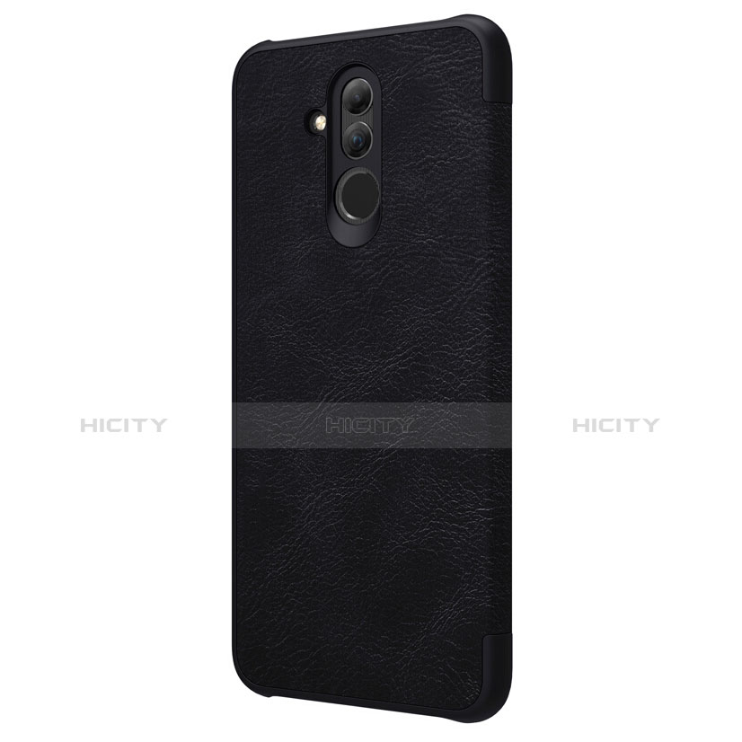 Coque Portefeuille Livre Cuir F01 pour Huawei Mate 20 Lite Noir Plus