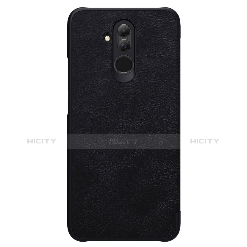 Coque Portefeuille Livre Cuir F01 pour Huawei Mate 20 Lite Noir Plus