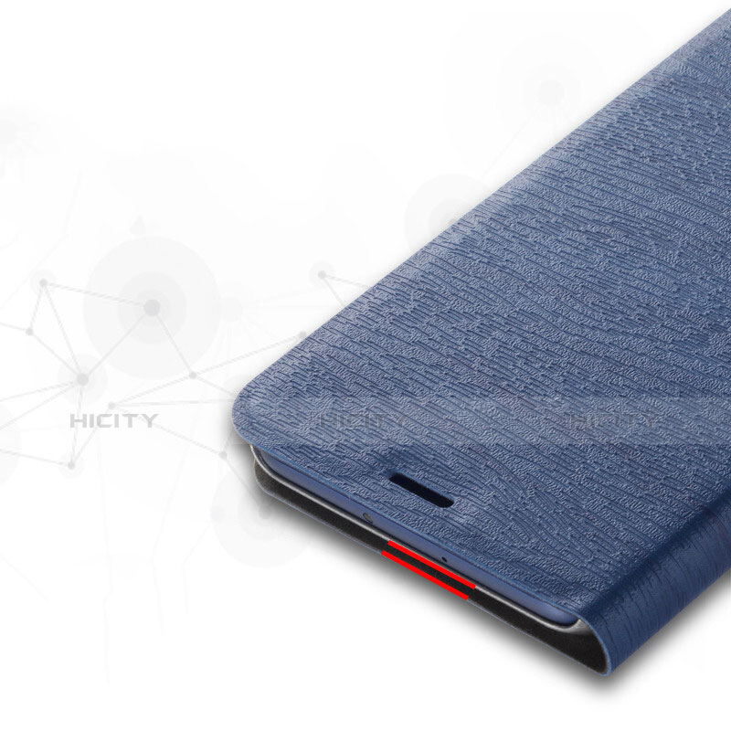 Coque Portefeuille Livre Cuir L01 pour Huawei Honor View 10 Bleu Plus