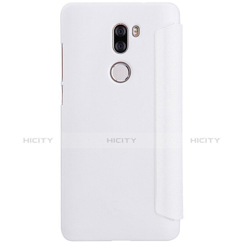 Coque Portefeuille Livre Cuir L01 pour Xiaomi Mi 5S Plus Blanc Plus