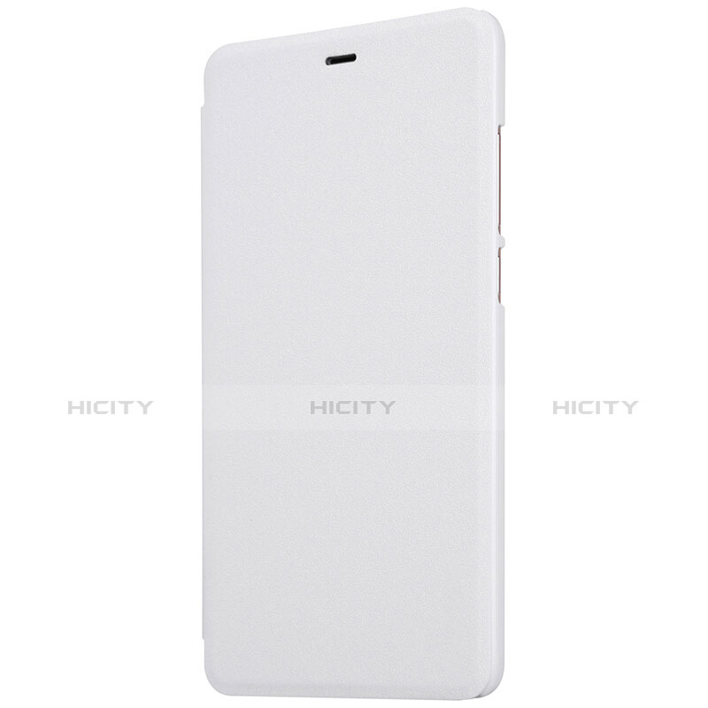 Coque Portefeuille Livre Cuir L01 pour Xiaomi Mi 5S Plus Blanc Plus