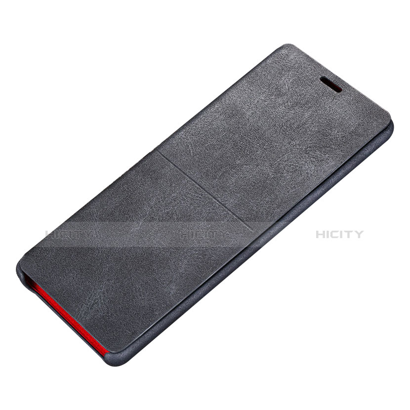 Coque Portefeuille Livre Cuir L02 pour Samsung Galaxy Note 8 Noir Plus