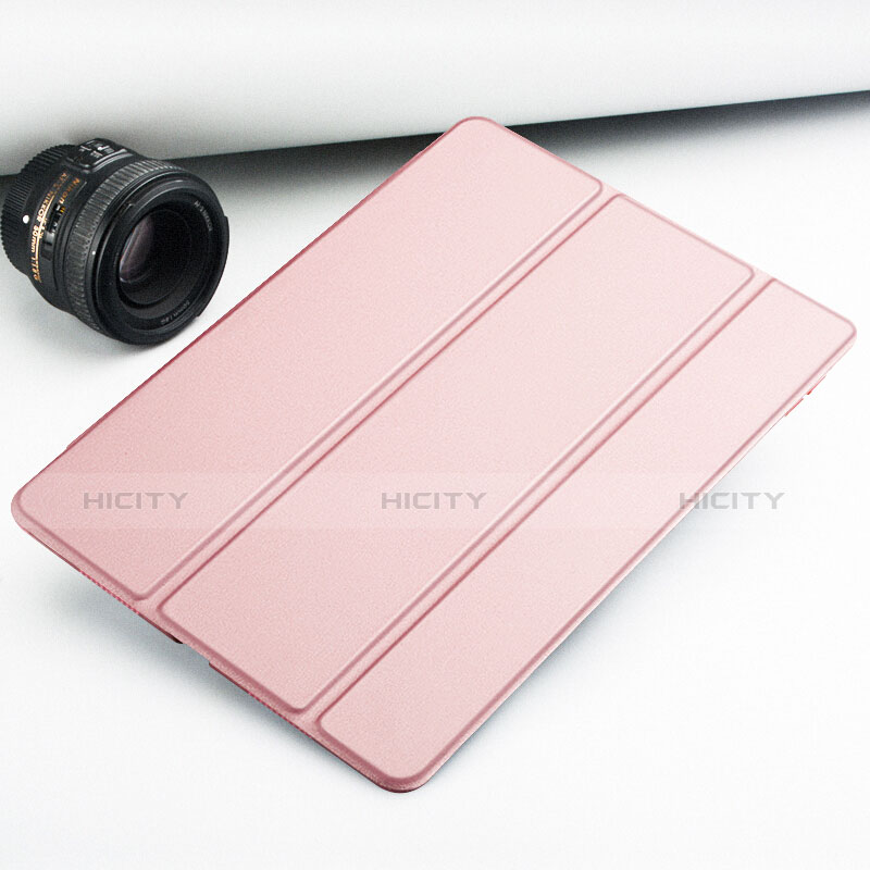 Coque Portefeuille Livre Cuir L02 pour Xiaomi Mi Pad 2 Or Rose Plus