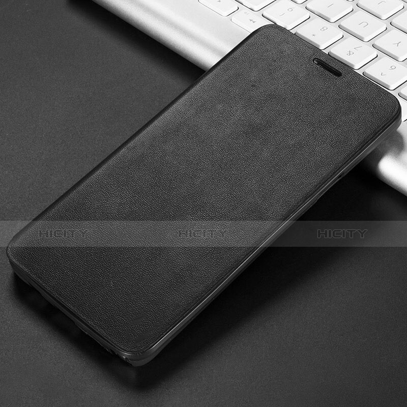 Coque Portefeuille Livre Cuir L04 pour Samsung Galaxy Note 5 N9200 N920 N920F Noir Plus