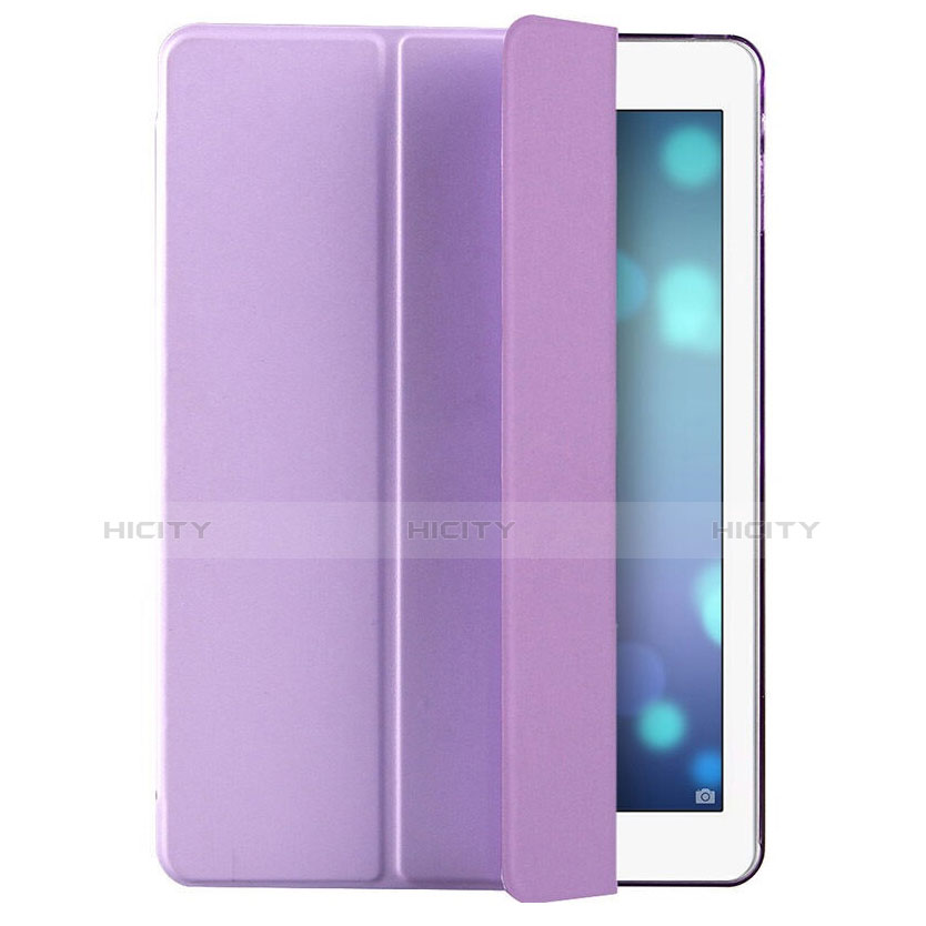 Coque Portefeuille Livre Cuir L06 pour Apple iPad Mini 2 Violet Plus