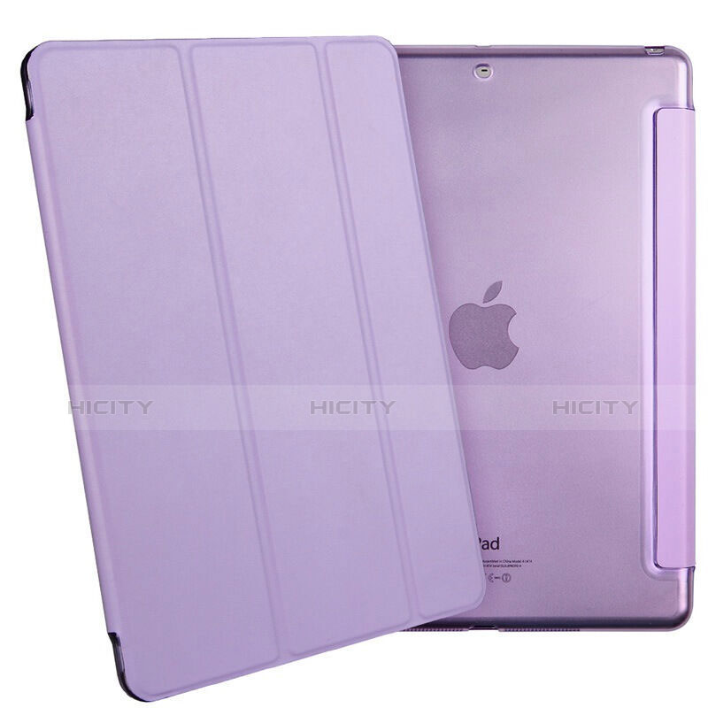 Coque Portefeuille Livre Cuir L06 pour Apple iPad Mini 3 Violet Plus