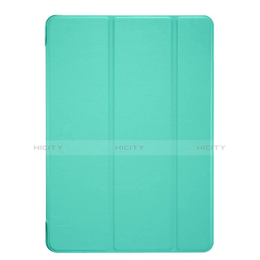 Coque Portefeuille Livre Cuir L06 pour Apple iPad Mini 4 Vert Plus