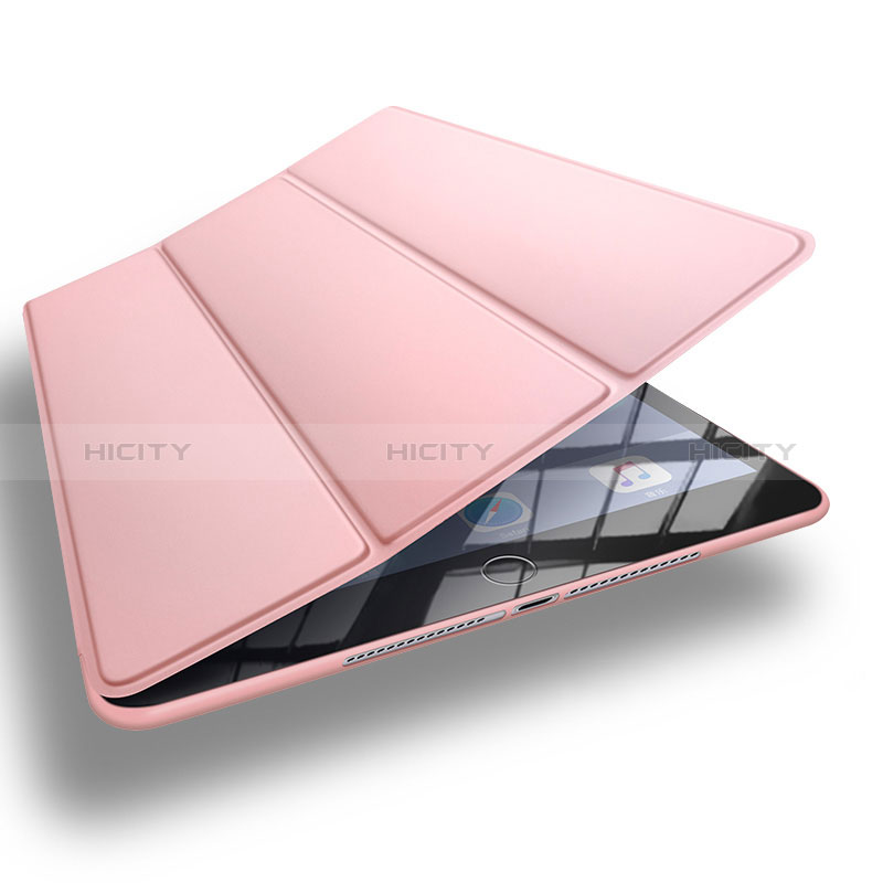 Coque Portefeuille Livre Cuir L11 pour Apple New iPad 9.7 (2018) Or Rose Plus