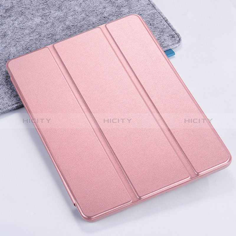 Coque Portefeuille Livre Cuir L11 pour Apple New iPad 9.7 (2018) Or Rose Plus