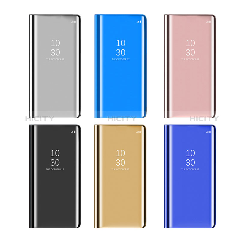 Coque Portefeuille Livre Cuir Miroir Housse Etui Clapet L01 pour Oppo A74 5G Plus