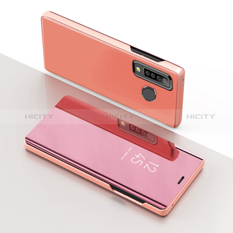 Coque Portefeuille Livre Cuir Miroir Housse Etui Clapet L01 pour Samsung Galaxy A9 (2018) A920 Plus