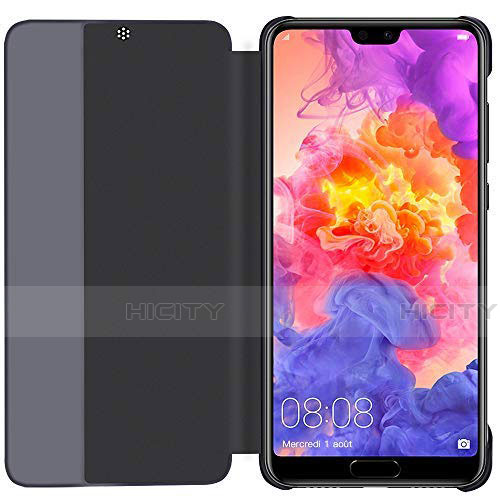 Coque Portefeuille Livre Cuir Miroir Housse Etui Clapet L02 pour Huawei P20 Plus