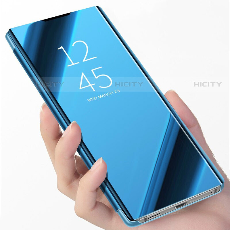 Coque Portefeuille Livre Cuir Miroir Housse Etui Clapet L03 pour Samsung Galaxy S21 Plus 5G Plus