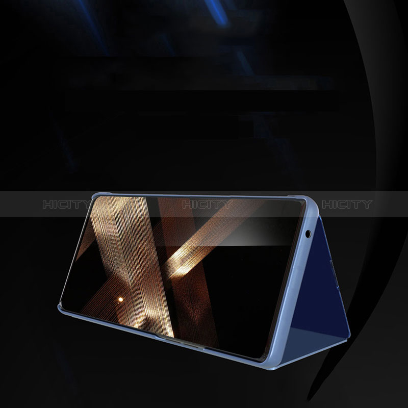 Coque Portefeuille Livre Cuir Miroir Housse Etui Clapet pour Huawei Honor X8b Plus