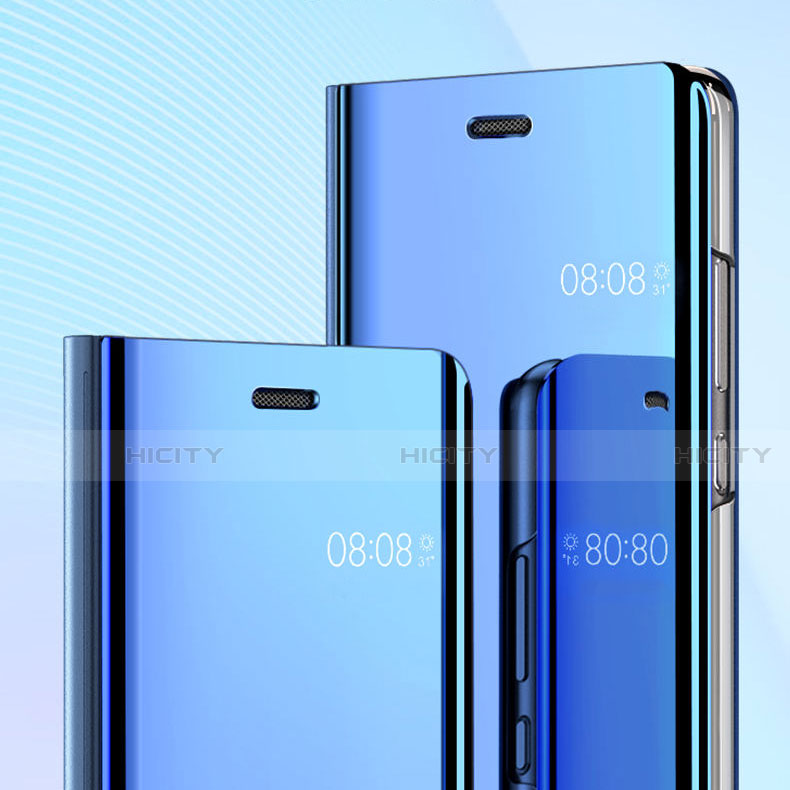 Coque Portefeuille Livre Cuir Miroir Housse Etui Clapet pour Huawei Nova 6 SE Plus