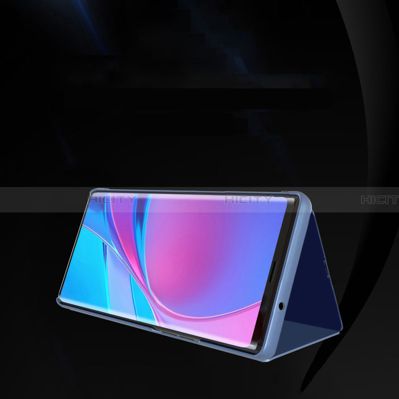 Coque Portefeuille Livre Cuir Miroir Housse Etui Clapet pour Samsung Galaxy A22 4G Plus