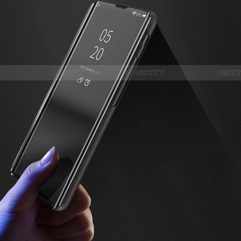 Coque Portefeuille Livre Cuir Miroir Housse Etui Clapet pour Samsung Galaxy A72 4G Plus