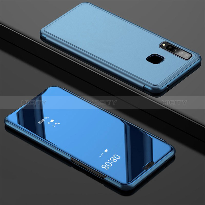 Coque Portefeuille Livre Cuir Miroir Housse Etui Clapet pour Samsung Galaxy A9 Star Pro Plus