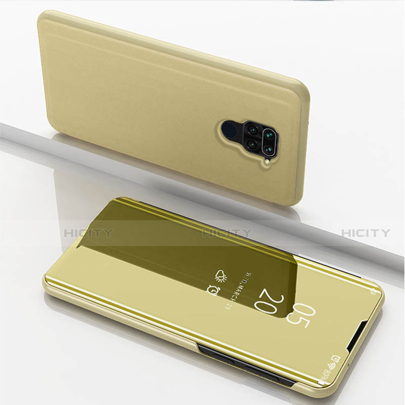 Coque Portefeuille Livre Cuir Miroir Housse Etui Clapet pour Xiaomi Redmi 10X 4G Plus