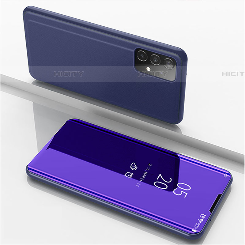 Coque Portefeuille Livre Cuir Miroir Housse Etui Clapet ZL1 pour Samsung Galaxy A52 4G Plus