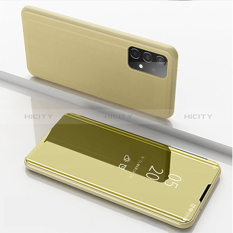 Coque Portefeuille Livre Cuir Miroir Housse Etui Clapet ZL1 pour Samsung Galaxy A52s 5G Plus