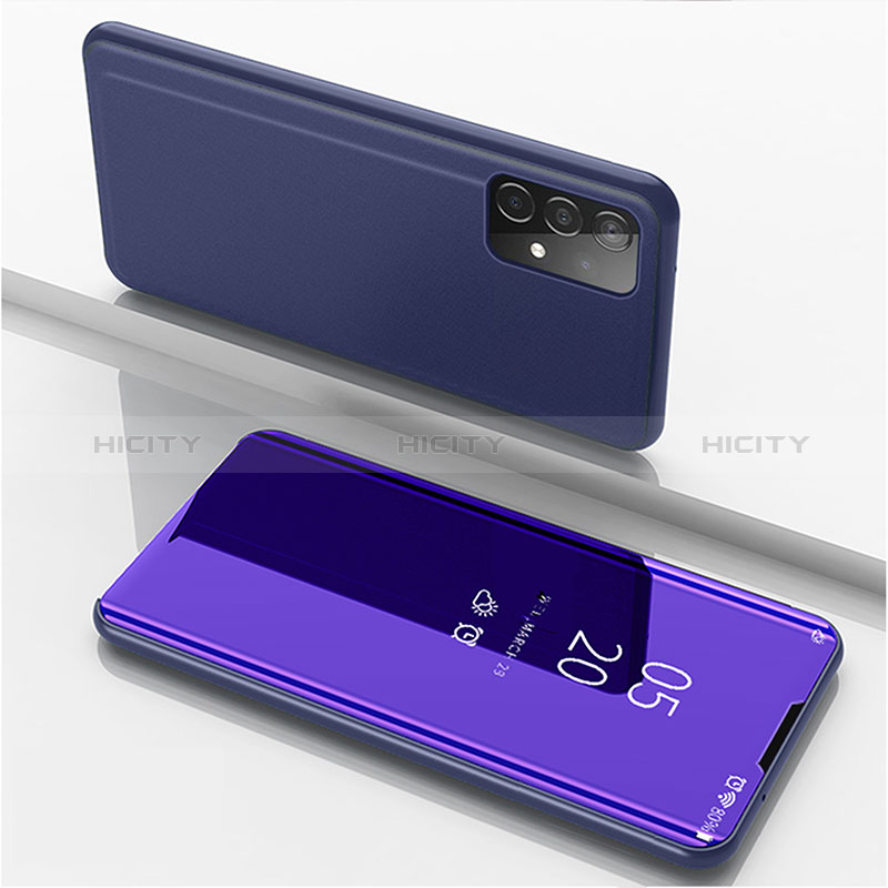 Coque Portefeuille Livre Cuir Miroir Housse Etui Clapet ZL1 pour Samsung Galaxy A52s 5G Plus