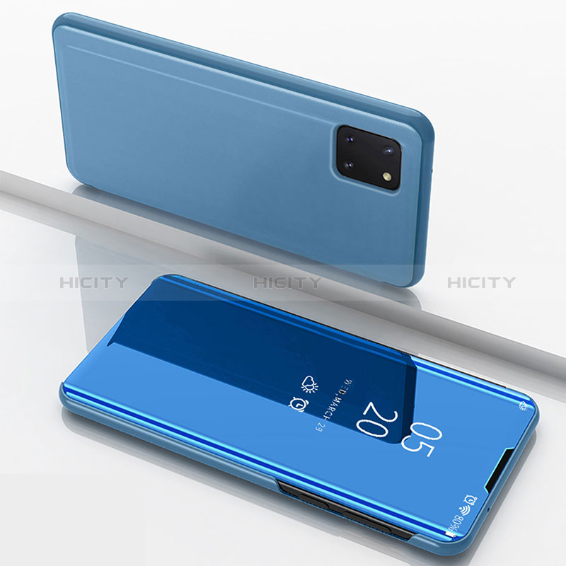 Coque Portefeuille Livre Cuir Miroir Housse Etui Clapet ZL1 pour Samsung Galaxy Note 10 Lite Plus