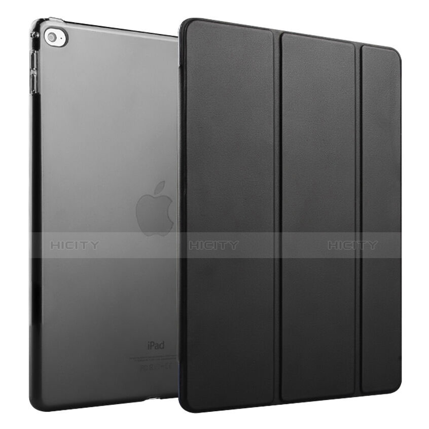 Coque Portefeuille Livre Cuir pour Apple iPad Air 2 Noir Plus