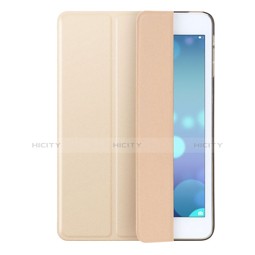 Coque Portefeuille Livre Cuir pour Apple iPad Mini 2 Or Plus