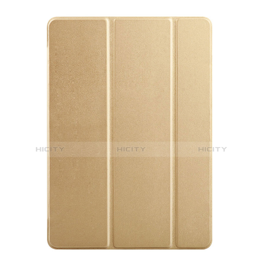 Coque Portefeuille Livre Cuir pour Apple iPad Mini 4 Or Plus