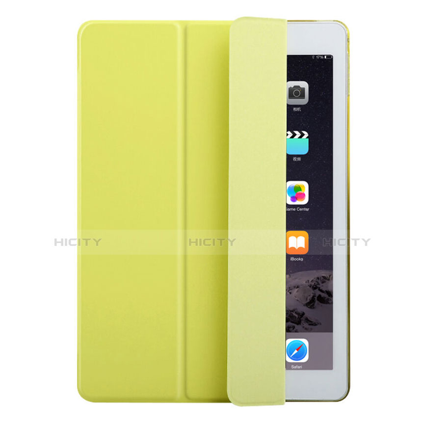 Coque Portefeuille Livre Cuir pour Apple iPad Mini 4 Vert Plus