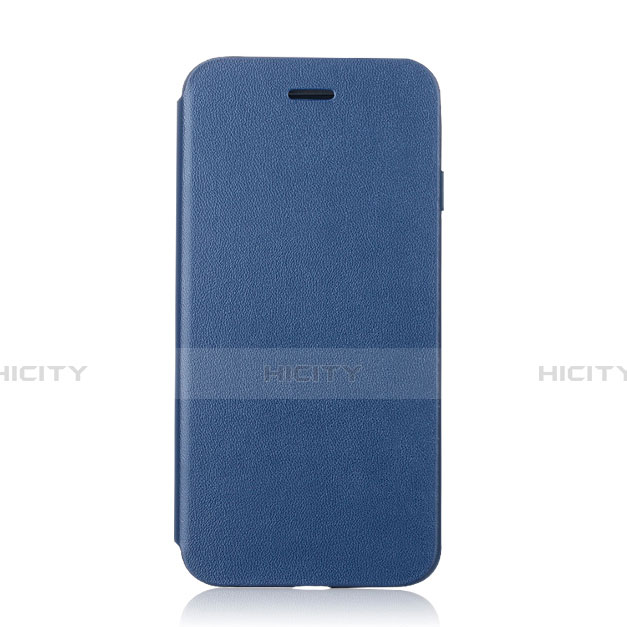 Coque Portefeuille Livre Cuir pour Apple iPhone 6S Bleu Plus