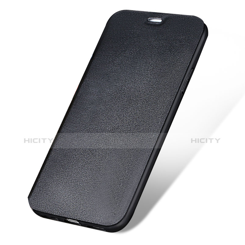 Coque Portefeuille Livre Cuir pour Apple iPhone Xs Noir Plus